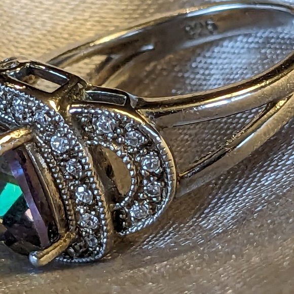 Mystic topaz ring NVC - Picture 3 of 9